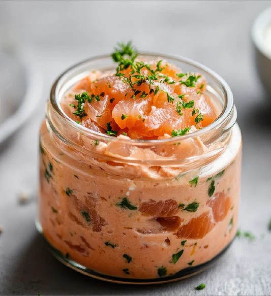 Füstölt lazacmártogatós