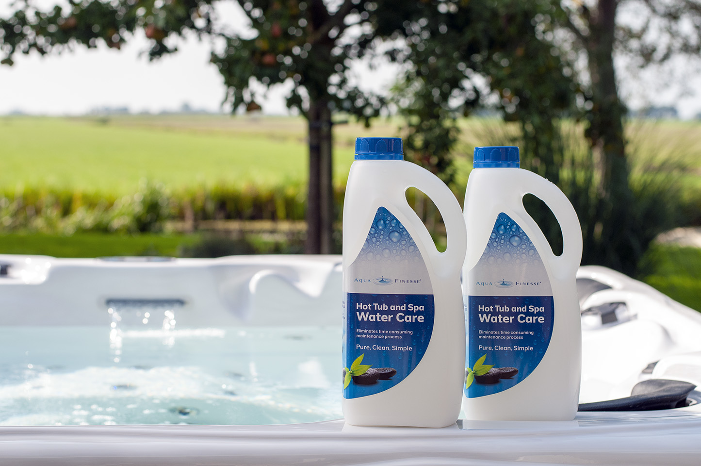 AquaFinesse a jakuzziban: kristálytiszta víz heti két perc alatt