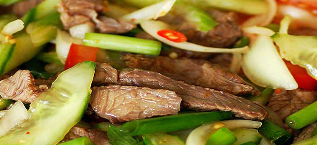 Frissítő thai saláta marhahússal