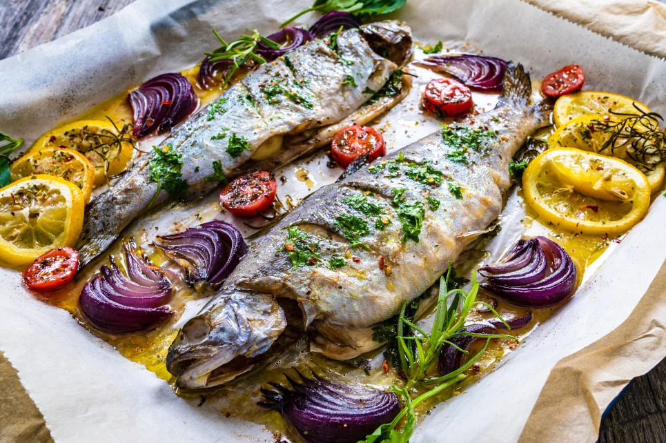 Grillezett hal marokkói ízesítéssel