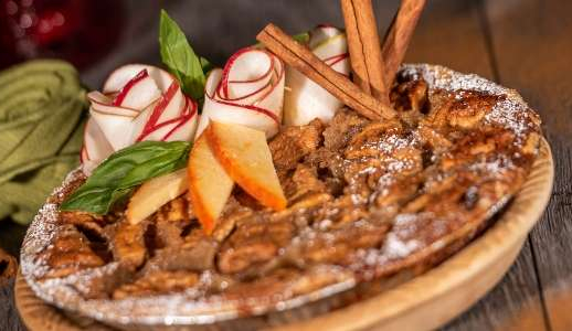 Hagyományos almáspite grillen készítve