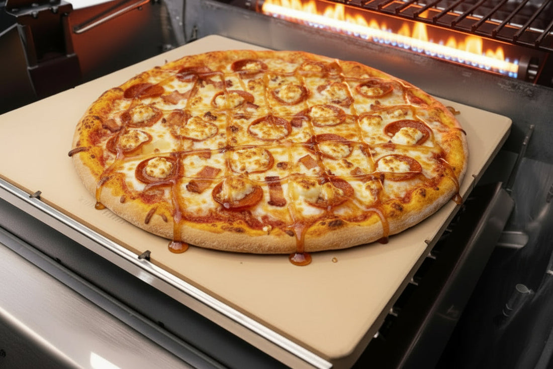 Grillezett hawaii pizza - ropogós tészta, füstös sonka és karamellizált ananász a parázs fölött