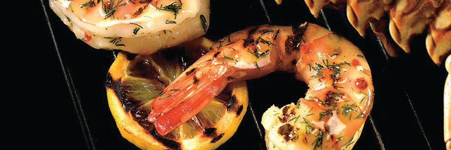 Thai grillezett garnéla édes-csípős páccal