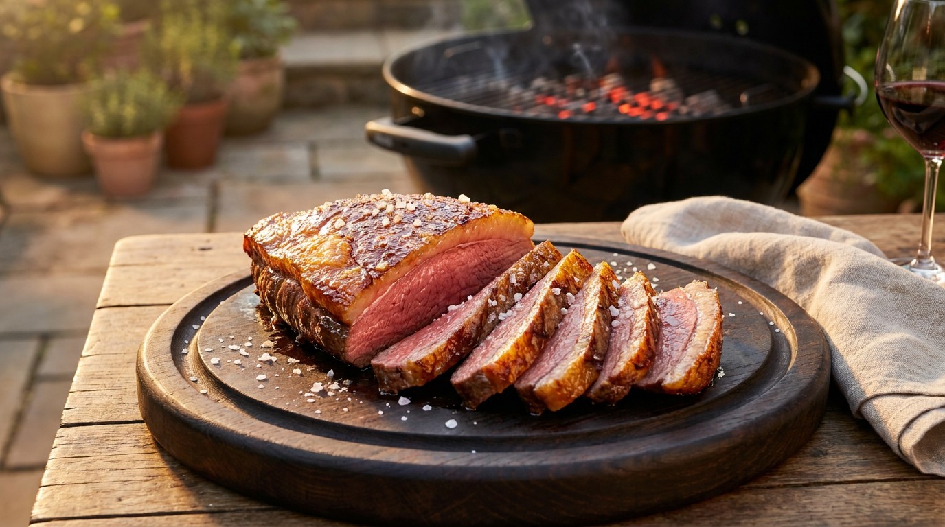 Grillezett picanha brazil módra - a churrasco koronája, ropogós zsírkéreggel
