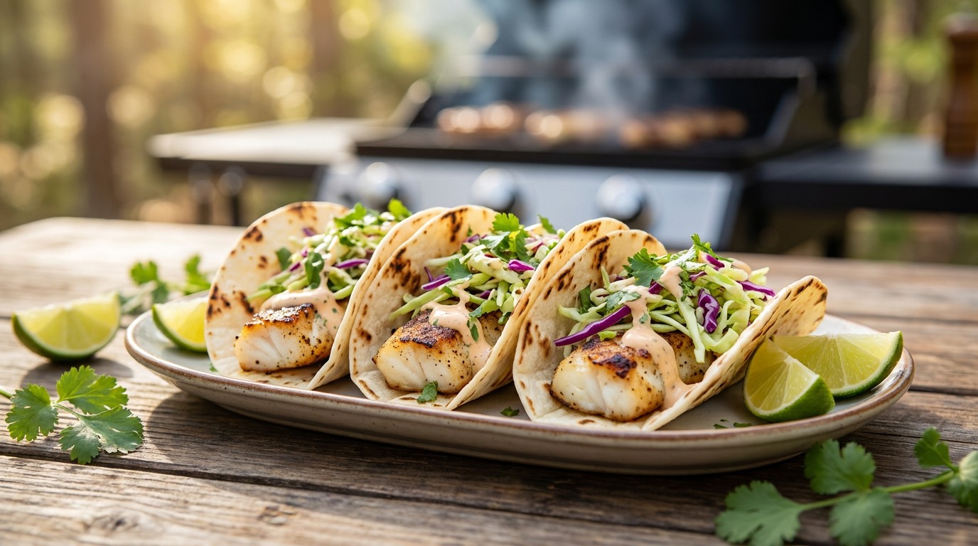 Grillezett tőkehal-taco limes káposztasalátával - könnyű nyári vacsora