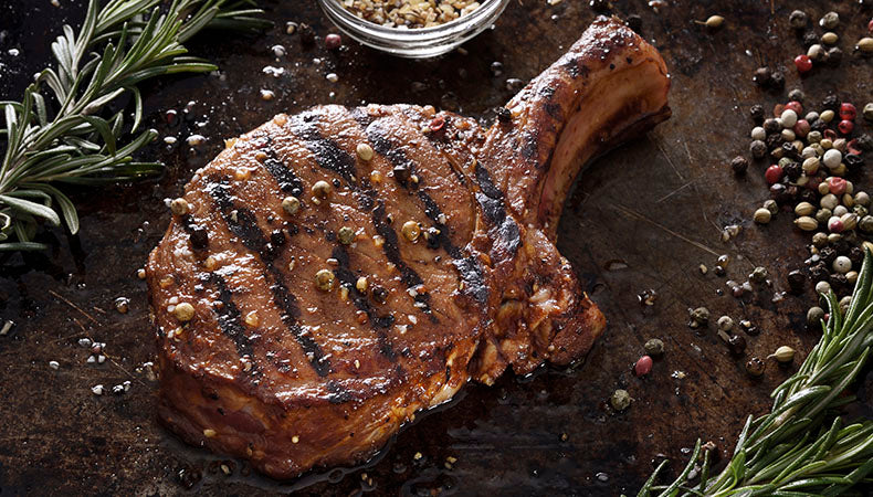 Sárgabarackos-mustáros grillezett sertéskaraj - gyors hétköznapi vacsora