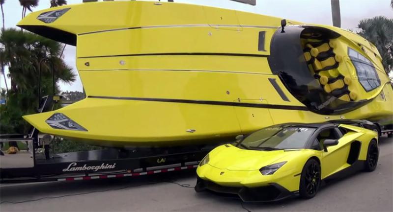 Lamborghini ihlette versenyhajó 350 millió forintért